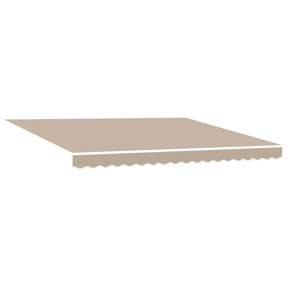 vidaXL Toile de rechange pour auvent Beige 380 x 295 cm Polyester