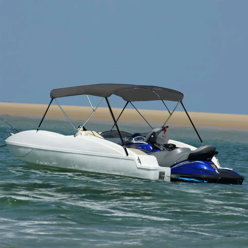 vidaXL Auvent bimini à 3 arceaux Anthracite 183x180x137 cm