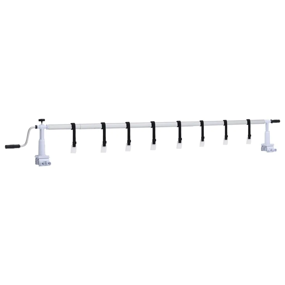 vidaXL Rouleau de couverture de piscine avec base en plastique