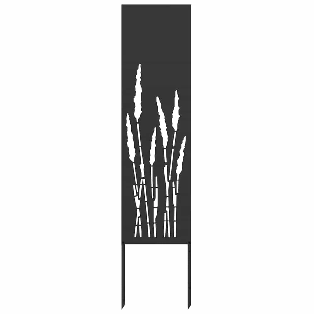 vidaXL Écran de confidentialité de jardin Fretwork Noir 32 x 140 cm