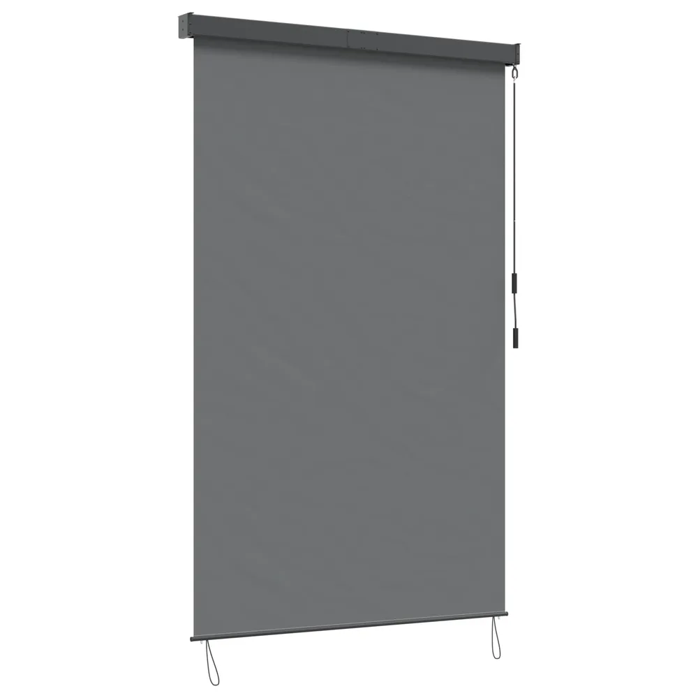 vidaXL Store enrouleur Gris clair 160 x 250 cm Tissu et Aluminium