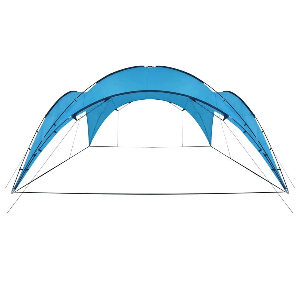 vidaXL Arceau de tente de réception 450x450x265 cm Bleu clair