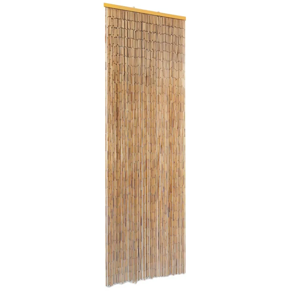 vidaXL Rideau de porte contre insectes Bambou 56 x 185 cm