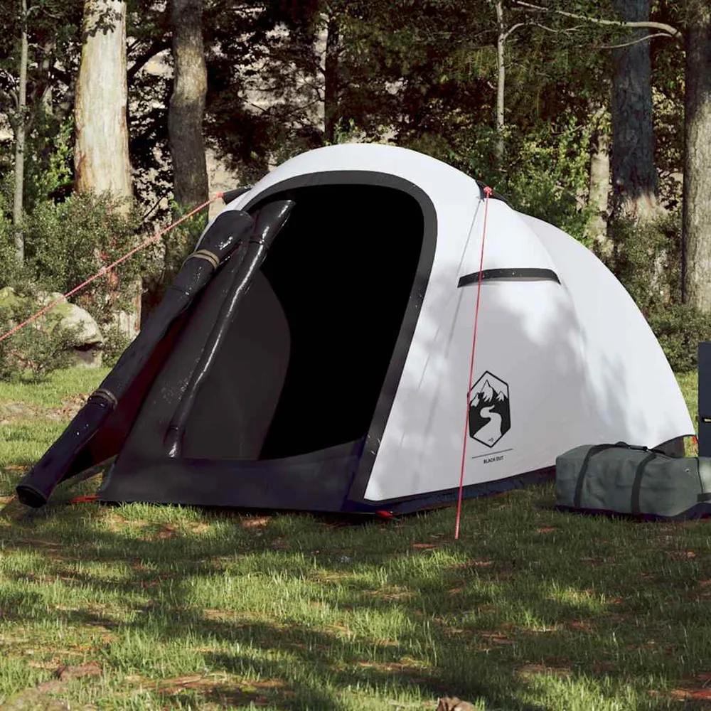 vidaXL Tente de camping tunnel 2 personnes tissu occultant imperméable